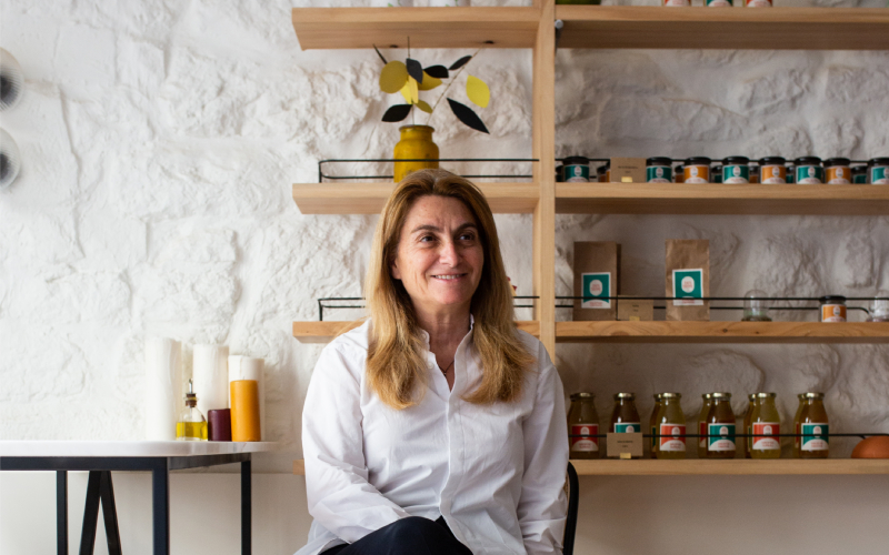 Carla Rebeiz, gérante et fondatrice de Eats Thyme, restaurant et épicerie de spécialités libanaises.