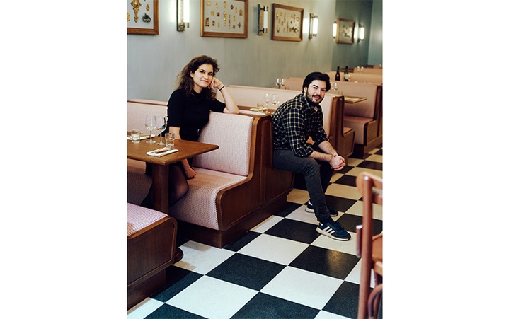 Kévin Caradeuc et Juliette Cerdan Zaepffel ont travaillé pour Big Mamma avant de fonder Brasseries à la mode, en 2017. Crédit : La Revue des Comptoirs.