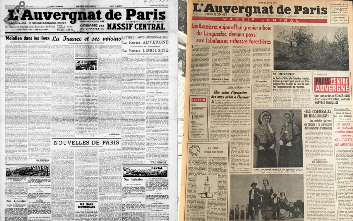 L'Auvergnat de Paris est né le 14 juillet 1882. Crédits : Auvergnat de Paris.