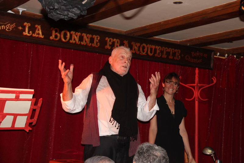 Jacques Weber en représentation à La Bonne Franquette