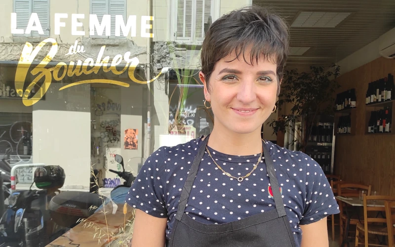 Laetitia Visse, responsable du restaurant La femme du Boucher.