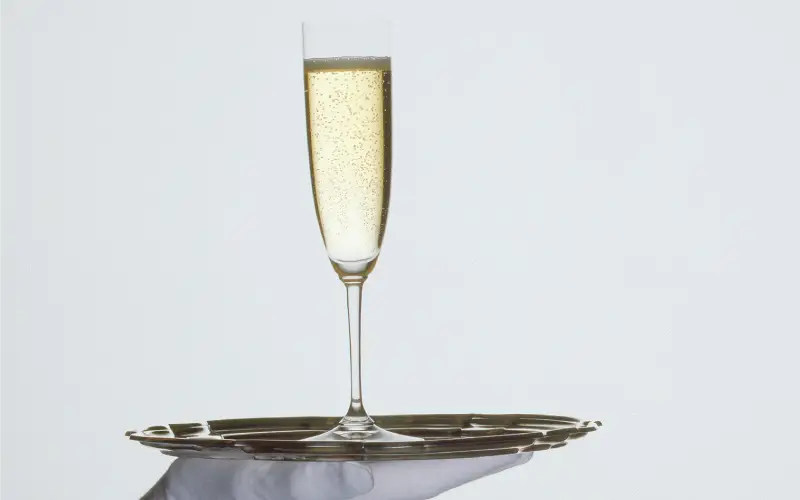 Image d'illustration : coupe de champagne. Crédit : DR.