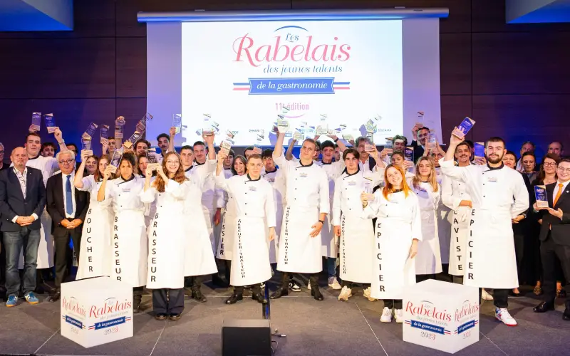 Remise des Rabelais des Jeunes Talents de la Gastronomie 2023. Crédit Cedric Doux.