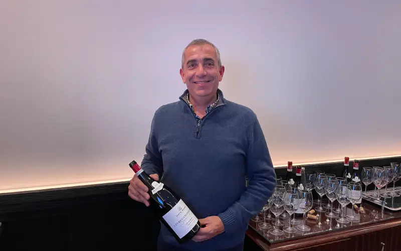 Florent Baillard, viticulteur et président de la cave coopérative Nuiton-Beaunoy. Crédit : Aurélien Peyramaure / Au Cœur du CHR.