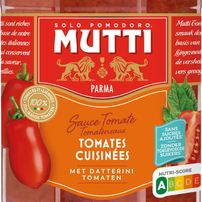 Mutti sauce tomate