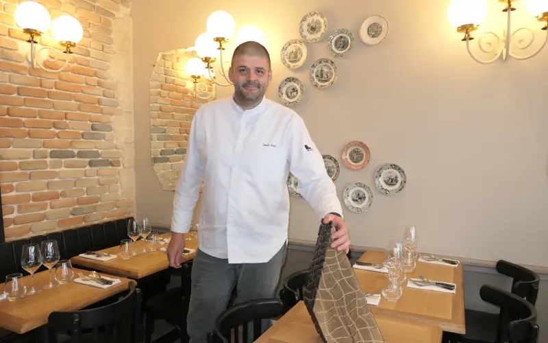 iÉmile Cotte, chef du restaurant Baca’v (Paris, 5e)