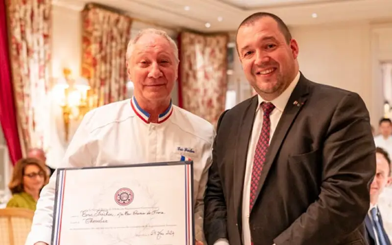 Éric Frechon, Chevalier dans l’Ordre Français du Rayonnement Gastronomique