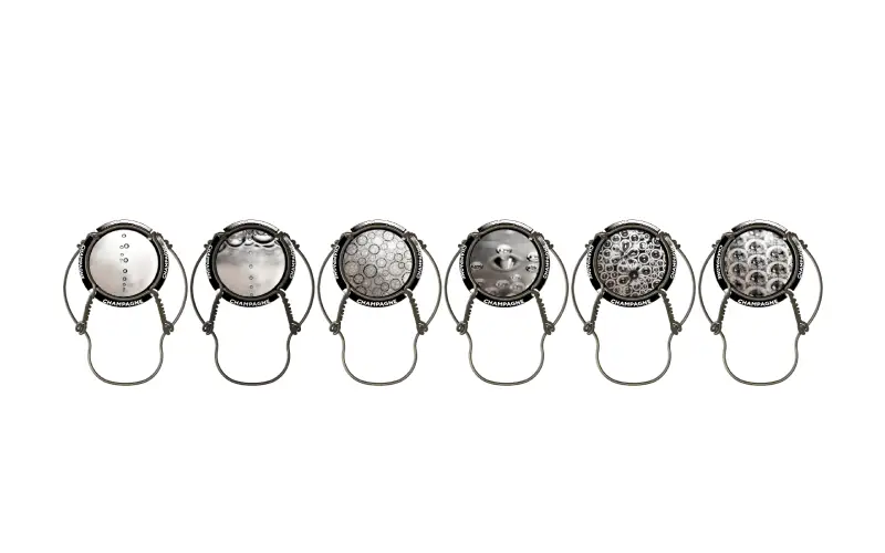 crealis muselets artistiques art collection n°13 effervescence ! par gerard liger-belair