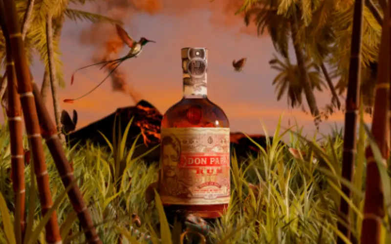 bouteille rhum don papa identite visuelle