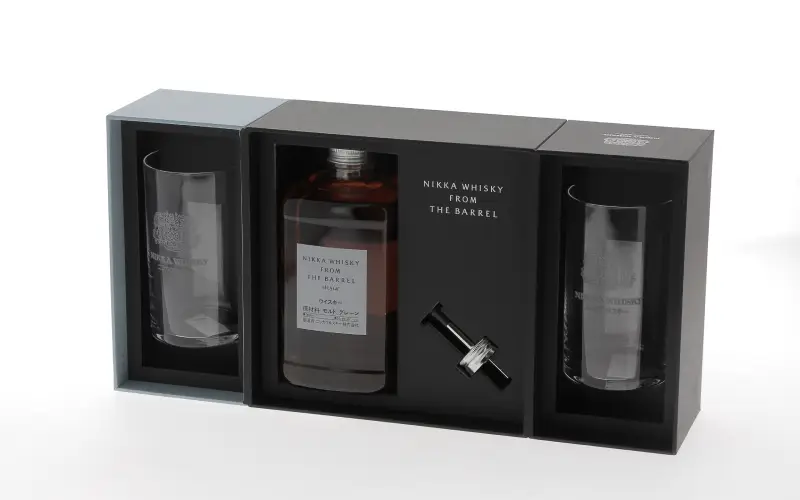 coffret cube whisky nikka from the barrel