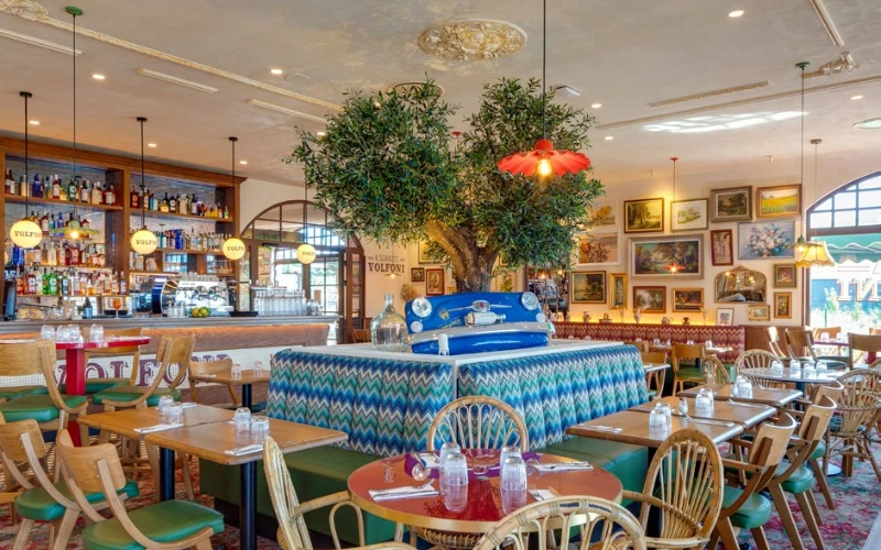 Salle du nouveau restaurant Volfoni du Havre. Crédit : Volfoni.