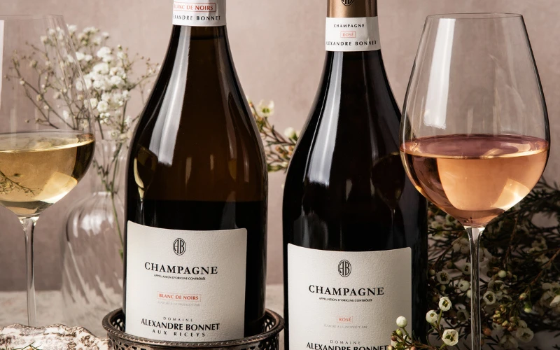 Le blanc de noirs d'Alexandre Bonnet présent désormais en 75 cl, magnum et jéroboam. Crédit : Domaine Alexandre Bonnet.