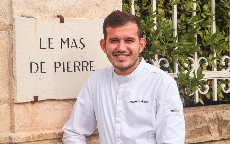 Alexandre Baule dans l’univers culinaire du Domaine du Mas de Pierre