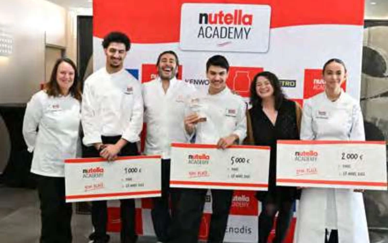 Le concours Nutella Academy, dont les candidatures pour la 7e édition sont ouvertes, met à l'honneur les apprentis des CFA et étudiants en CAP. Crédit : Nutella Academy.