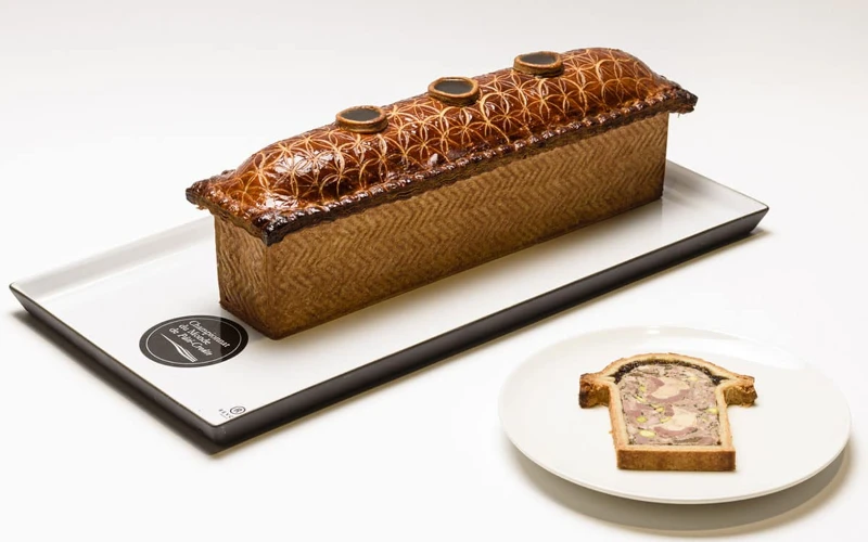 L'un des pâtés en croûte présenté lors de la finale 2024. Crédit : Championnat du Monde de pâté-croûte.